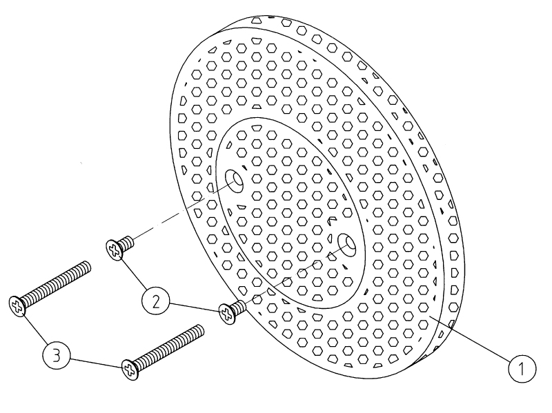 Схема Всасывающая сетка 200 мм для Combi-Whirl Art. 8671520